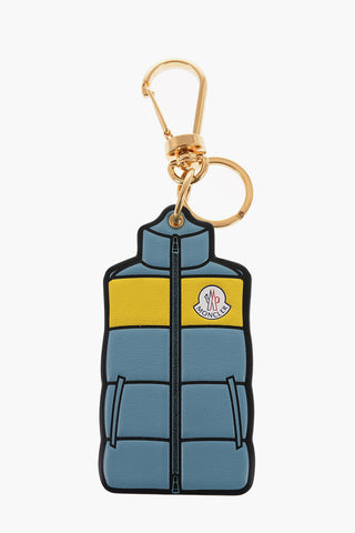 Portachiavi con Pendente in Pelle 