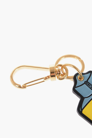 Portachiavi con Pendente in Pelle 