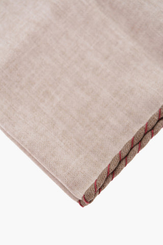 Two-Tone Silk and Cotton Handkerchief