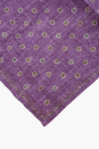 Double-Patterned silk and Cotton Pocket Square