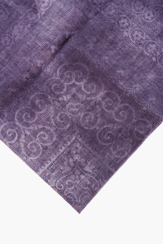Paisley Patterned Silk and Cotton Pocket Square