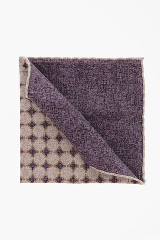 Two-Tone Silk and Cotton Handkerchief
