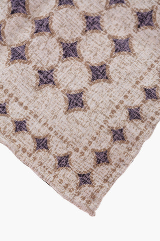 Two-Tone Silk and Cotton Handkerchief