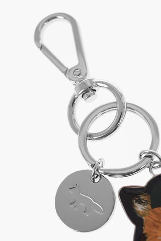 Metal Keyring with Fox Pendant