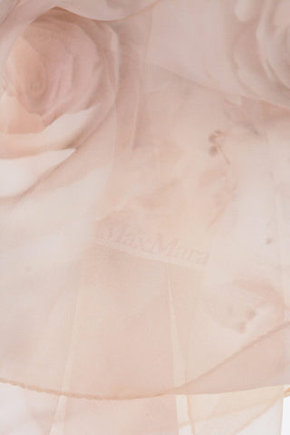 Foulard DIMMA In Seta con Stampa Rose