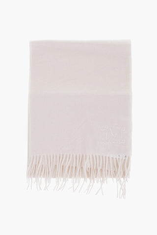 Solid Color Cashmere WSDALIA Scarf with Fringes