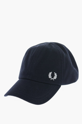 Cappello Baseball in Tinta Unita con Logo Ricamato
