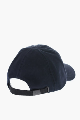 Cappello Baseball in Tinta Unita con Logo Ricamato