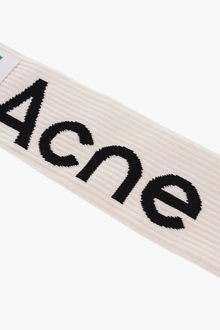 Ribbed Long Socks With Contrast Logo