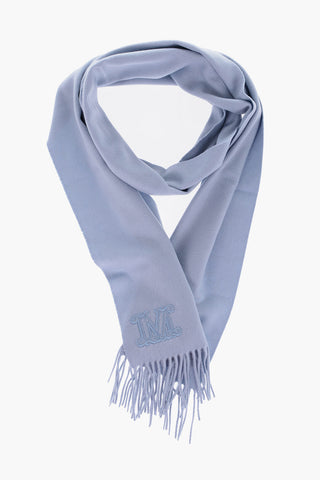 Solid Color Cashmere WSDALIA Scarf with Fringes