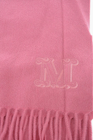 Solid Color Cashmere WSDALIA Scarf with Fringes