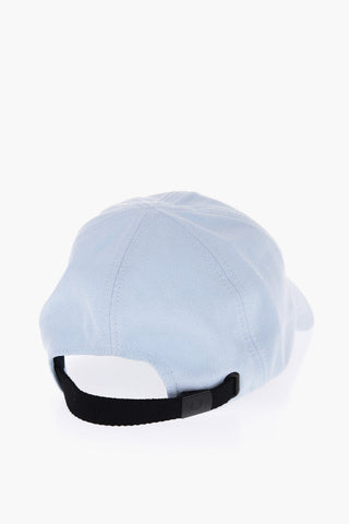 Cappello Baseball in Tinta Unita con Logo Ricamato