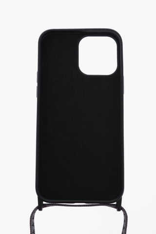 Solid Color Iphone 13/13 PRO MAX Case with Printed Logo and Removable Lace