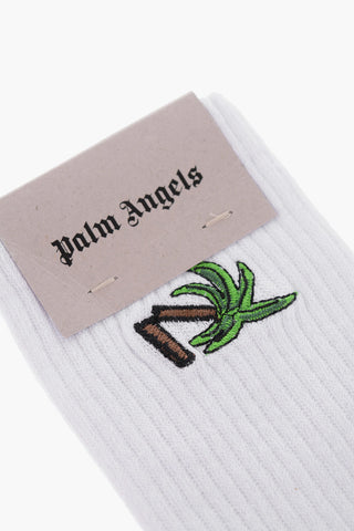 Cotton Stretch Long Socks with Rib Detail
