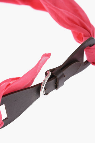 Cotton And Silk FAUSTINA Belt 90mm