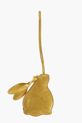 Metallic Leather BUNNY Mini Pouch