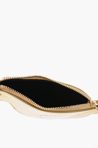 Metallic Leather BUNNY Mini Pouch