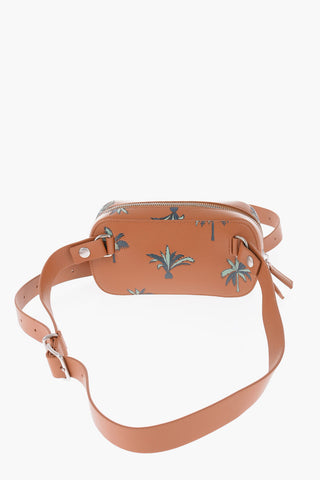 Printed Leather Shoulder Bag TRADITION