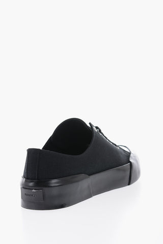 Canvas Low-Top Sneakers With Rubber Sole