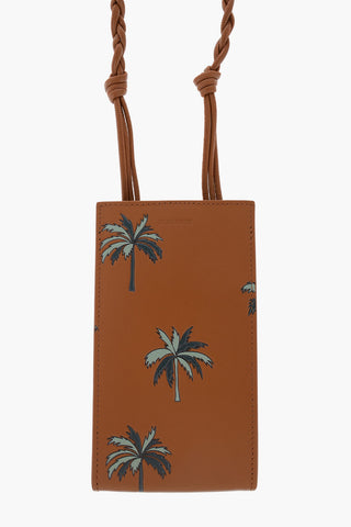 Printed Leather Crossbody Smatphone Cover