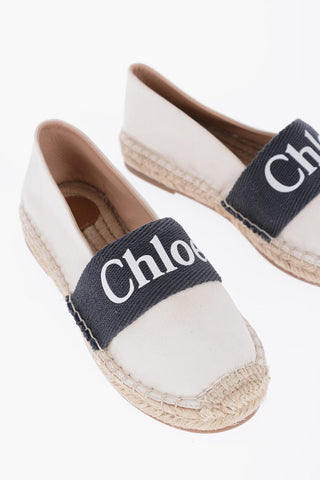Espadrillas in Tessuto con Suola In Raffia