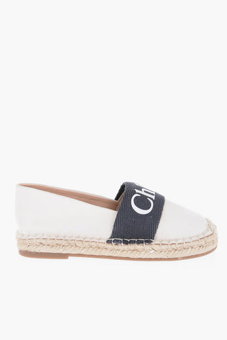 Espadrillas in Tessuto con Suola In Raffia