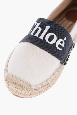 Espadrillas in Tessuto con Suola In Raffia