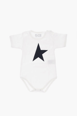 STAR Set Accappatoio Body e Bavaglio in Cotone con Logo Stampato