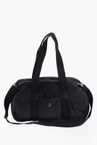 Solid Color Quilted Changing Bag with Ajustable Shoulder Strap