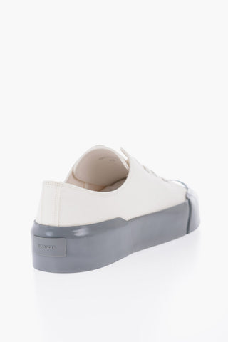 Canvas Low-Top Sneakers With Rubber Sole