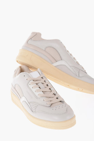 Leather Low-Top BASKET Sneakers With Rubber Sole