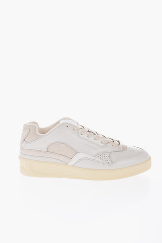 Leather Low-Top BASKET Sneakers With Rubber Sole