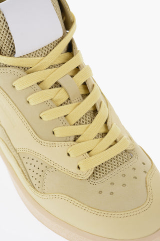 Leather BASKET High-Top Sneakers With Rubber Sole