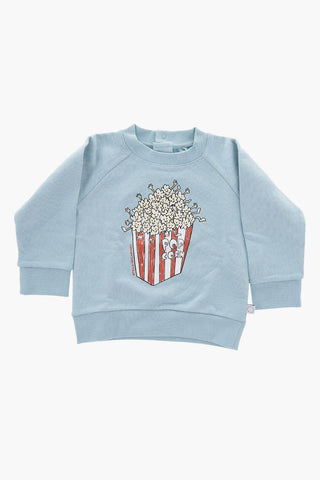 Crew-Neck Cotton Sweatshirt with Print