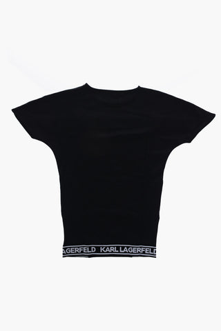 Vestito in Tinta Unita con Bande Logate