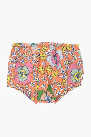 Vestito in Fantasia Floreale con Pantaloncino Abbinato
