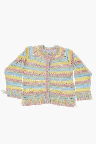 Crochet ardigan with Fringes