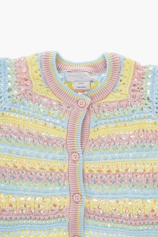 Crochet ardigan with Fringes
