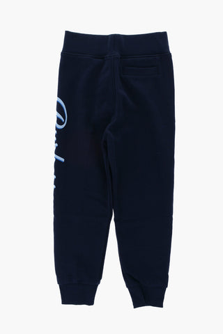 Joggers SUTTON in Tinta Unita con Logo Stampato