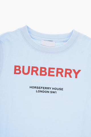 Solid Color CEDAR Crew-neck T-Shirt with Printed Logo