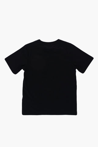 Solid Color CEDAR Crew-neck T-Shirt with Printed Logo
