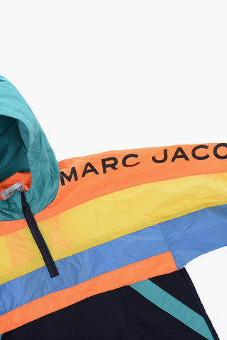Multicolor Anorak with Hood
