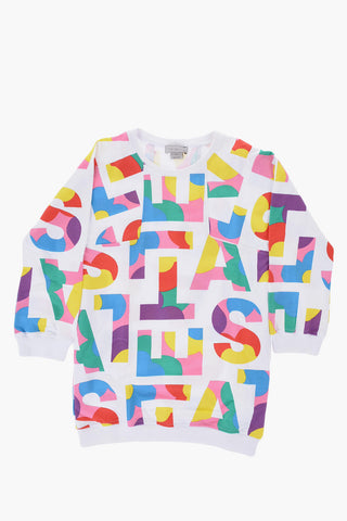 All-Over Logo Multicolor Dress