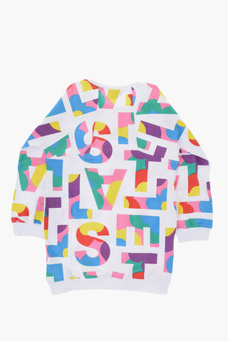 All-Over Logo Multicolor Dress