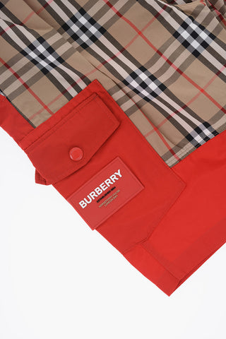 Cargo Cotton Blend HAL Shorts with Check Details
