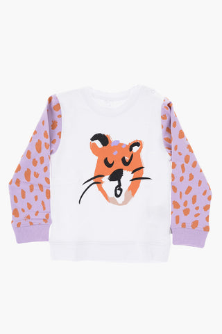 Printed Crew-neck Sweatshirt