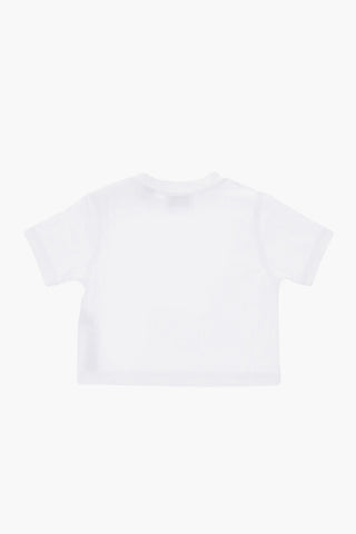 Solid Color ROSCOE T-Shirt with Teddy Bear Print