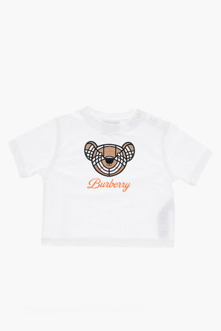Solid Color ROSCOE T-Shirt with Teddy Bear Print