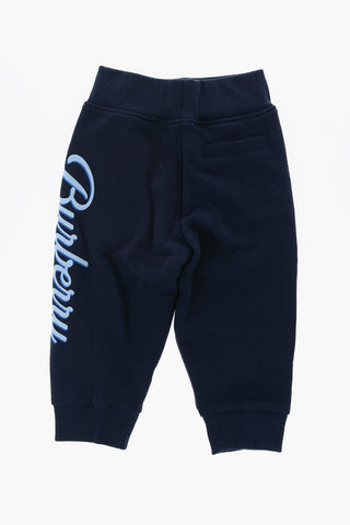 Joggers SUTTON in Tinta Unita con Logo Stampato