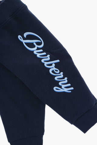 Joggers SUTTON in Tinta Unita con Logo Stampato